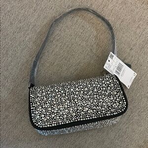 NWT Mango Crystal-Embellished Women's Bag